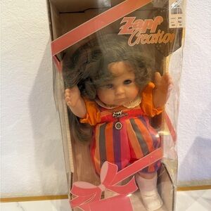 Rare Zapf Creation Vintage Doll with Accessories
